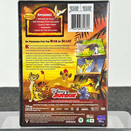 Disney Junior The Lion Guard The Rise of Scar DVD 2018 New Sealed 141 Min by Buysaavy