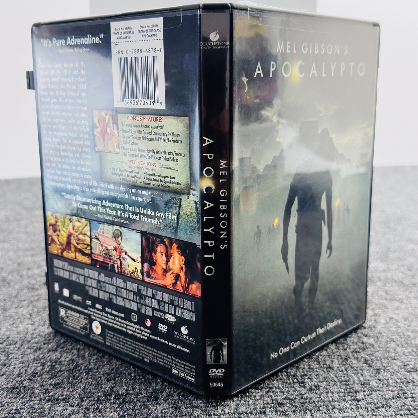 Apocalypto DVD Mel Gibson Mayan Action Adventure Widescreen 2007 Movie 50646 by Buysaavy