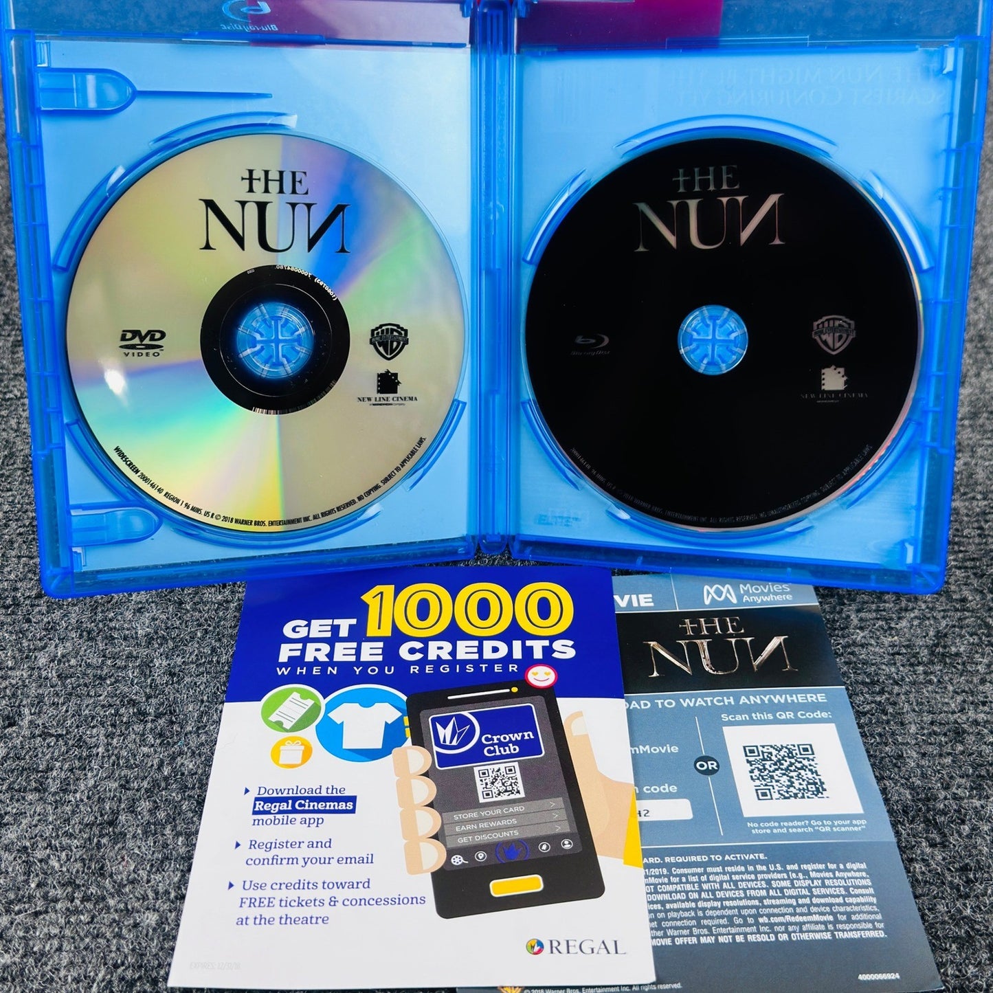 The Nun Blu-ray DVD Combo The Conjuring Universe Horror Movie Taissa Farmiga by Buysaavy