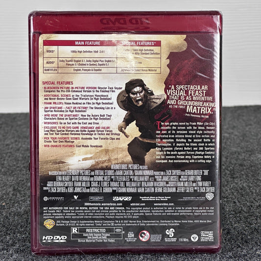 300 HD DVD Movie 2007 Zack Snyder Gerard Butler Warner Bros New Sealed Promo by Buysaavy