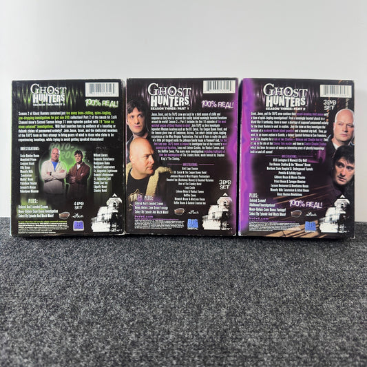 Ghost Hunters DVD Lot Season 2 Part 2 Season 3 Part 1 & 2 TAPS Sci-Fi Reality TV by Buysaavy