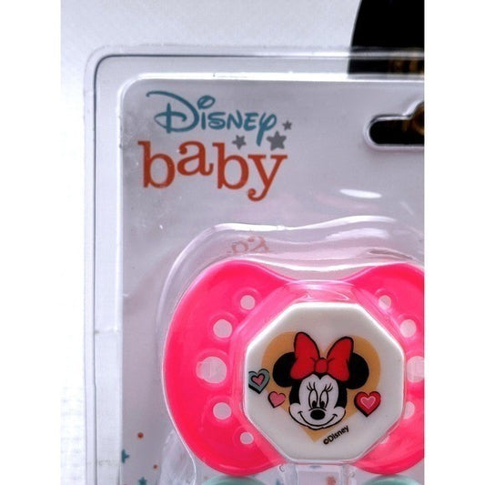 Disney Baby Minnie Mouse Orthodontic Pacifiers 4 Pack FD50901 Pink Multi by Unbranded
