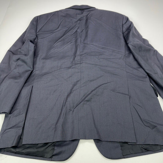 Joseph Abboud Collection Mens 44S Navy Blue Wool Micro Stripe Blazer Sport Coat by Joseph Abboud
