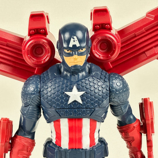 Hasbro Marvel Captain America 12 Inch Action Figure with Jetpack Blasters E5579 by Hasbro