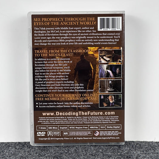 Decoding the Future Book of Revelation 7-Disk DVD Course Jay McCarl Booklet by Buysaavy