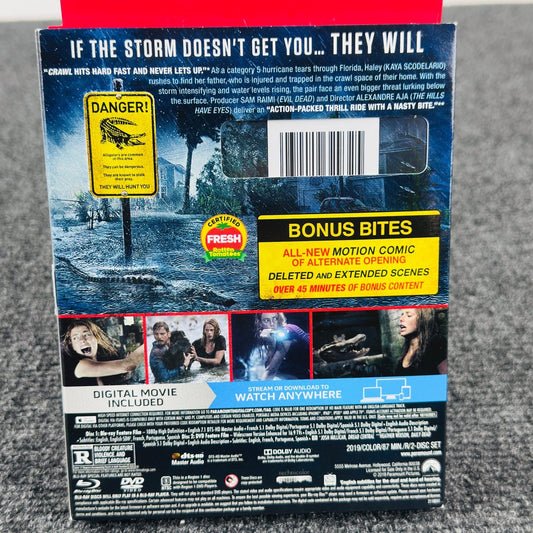 Crawl Blu-ray DVD Digital 2-Disc Set Horror Thriller Sam Raimi Alexandre Aja by Buysaavy