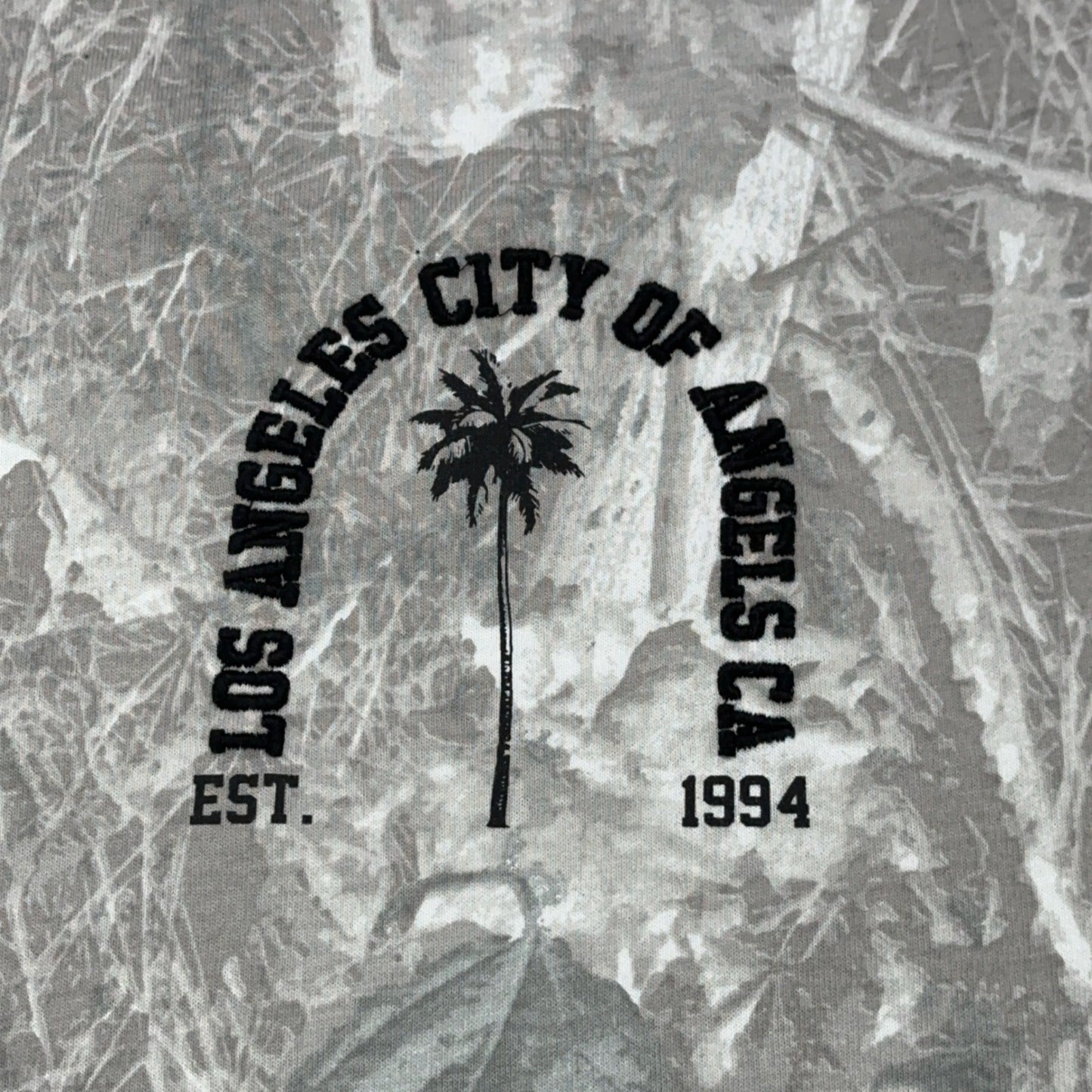 Rock Salt Los Angeles City of Angels Grey Camo Graphic T-Shirt Mens Medium by Rock Salt