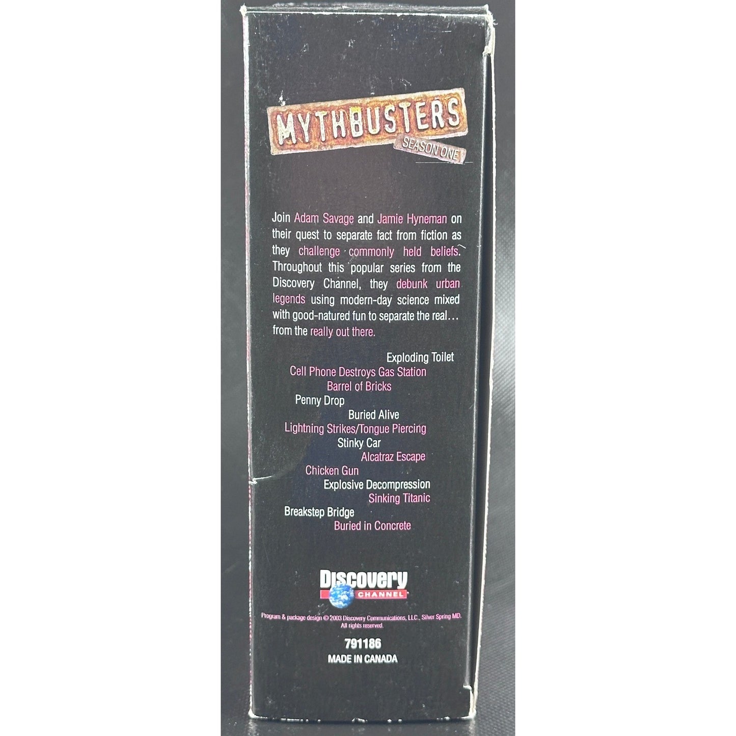 MythBusters Season 1 DVD Box Set, Complete First Season | Discovery Channel by Buysaavy