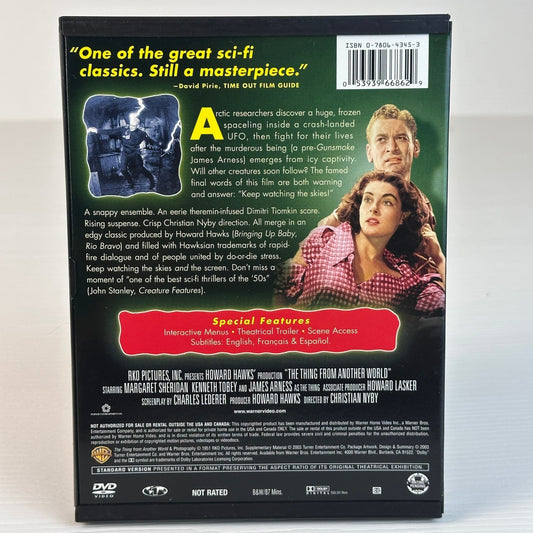 The Thing From Another World DVD 1951 Howard Hawks Sci-Fi Horror James Arness by Buysaavy