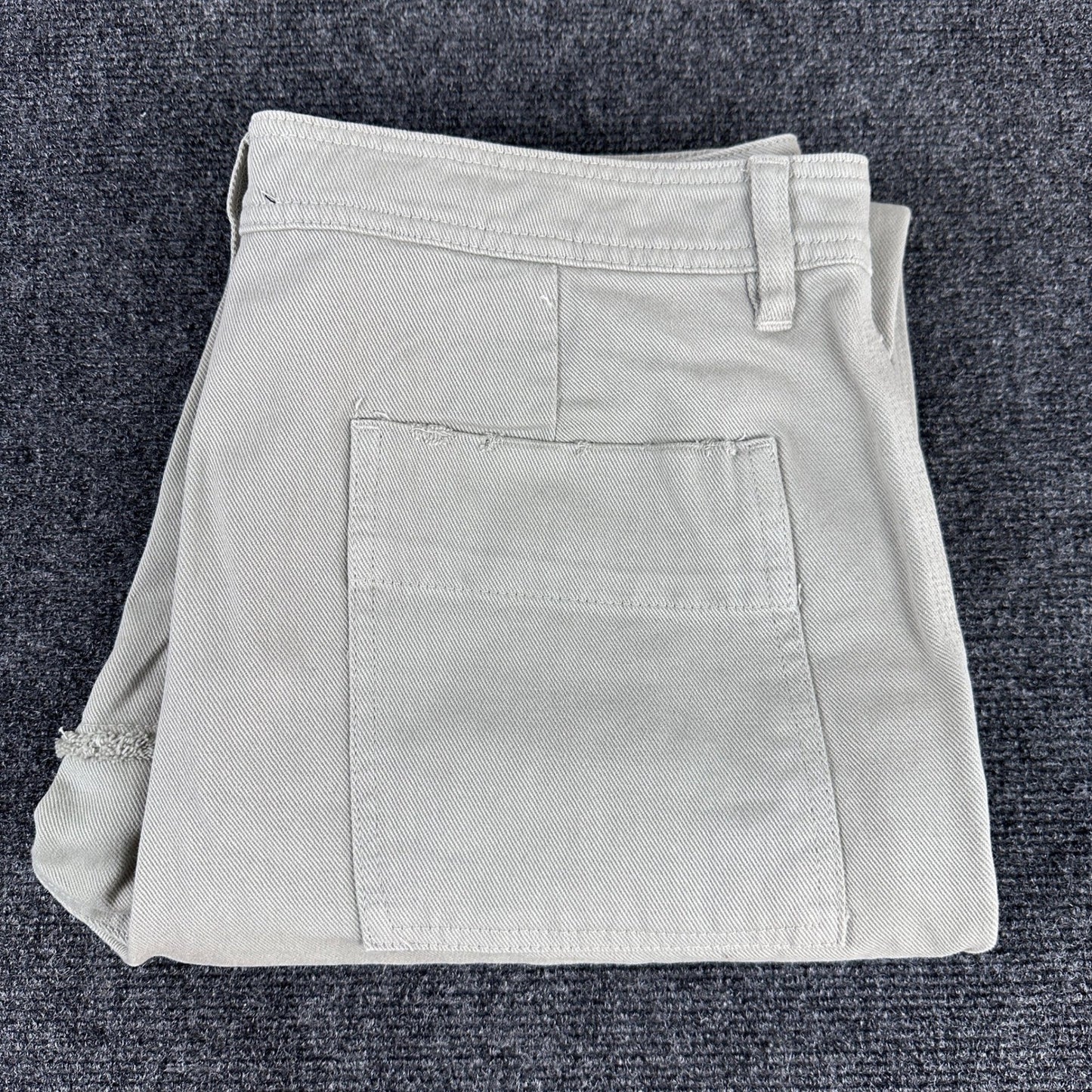 ASOS DESIGN Mens Stone Beige Cotton Twill Straight Leg Chino Pants 34X37 by ASOS DESIGN