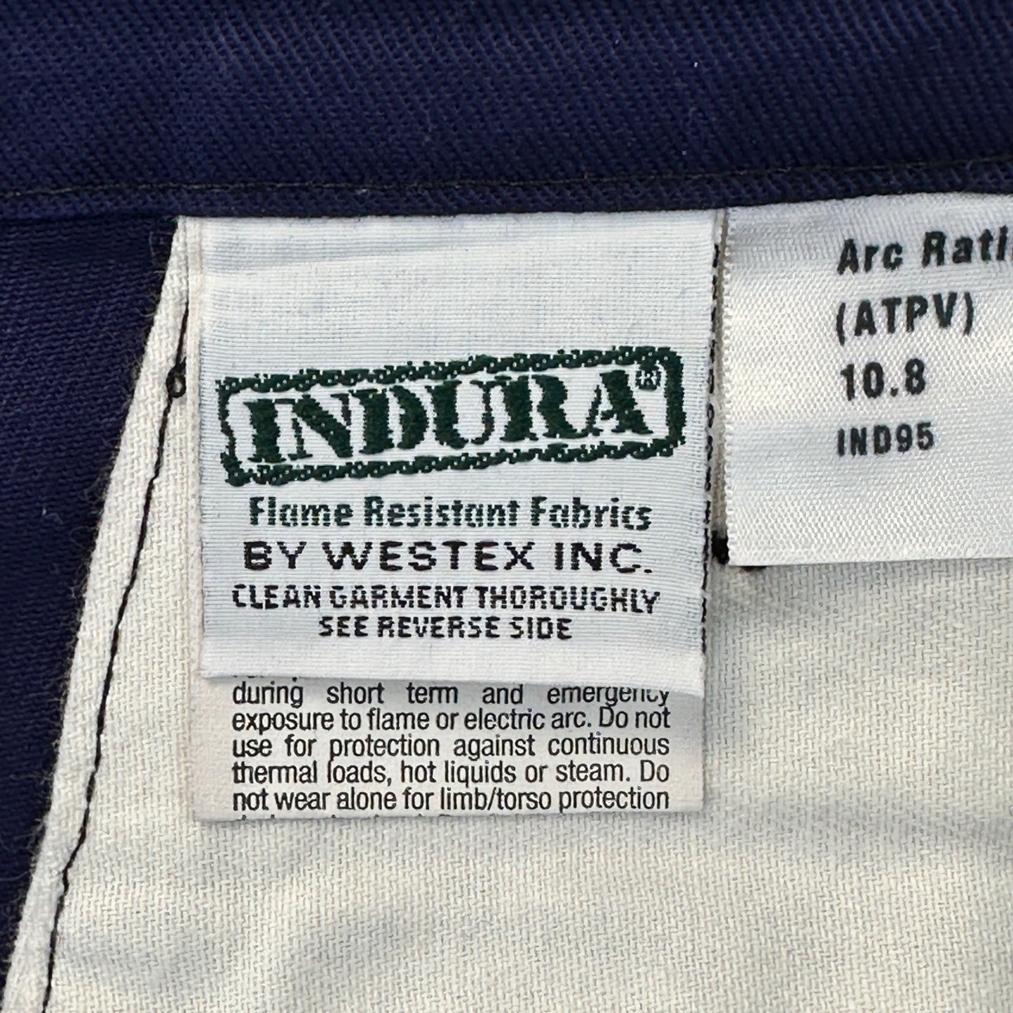 Workrite Mens Navy Blue Industrial Work Pants Cotton Twill 409ID95NB 44x42 by Workrite