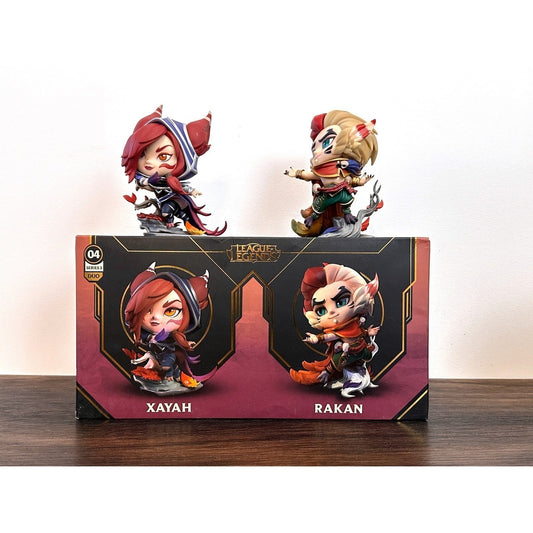 League of Legends Series 3 Xayah Rakan Duo Vinyl Figures Collectible by Riot Games