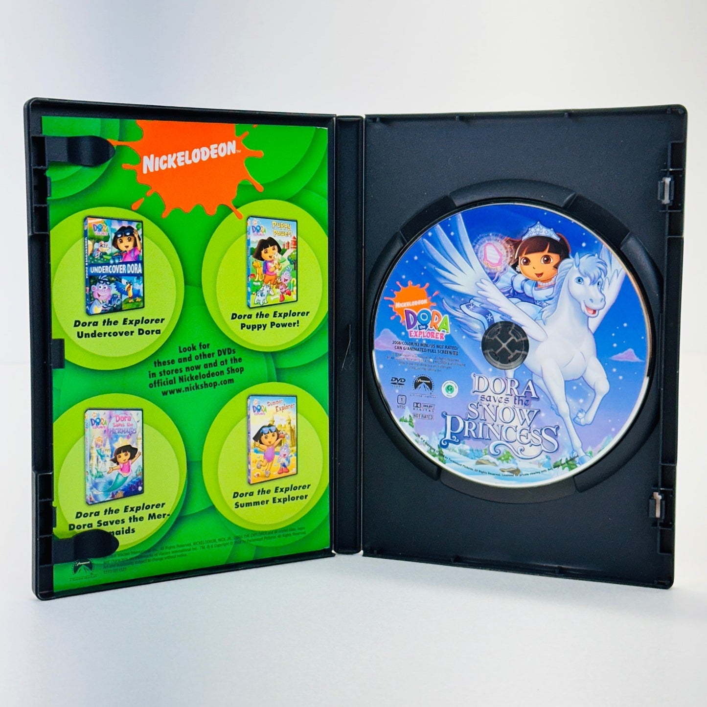 Nickelodeon Dora the Explorer Dora Saves the Snow Princess DVD 2008 Nick Jr by Buysaavy
