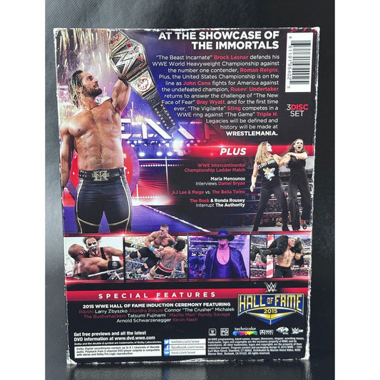 WrestleMania WWE Wrestling 3-Disc DVD Hall of Fame Legends Box Set Edition by Buysaavy