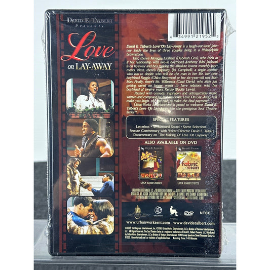 David E Talbert Love On Lay-Away The Musical Stageplay DVD New Sealed 21952-7 by Buysaavy