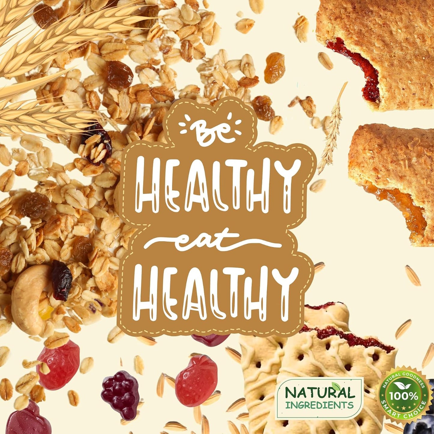 Healthy Snack Variety Box for Adults - Deluxe Assortment with Granola Bars, Nut Mixes, and Fruit Snacks for Families, Office, Gifts, and Travel (28 Count)