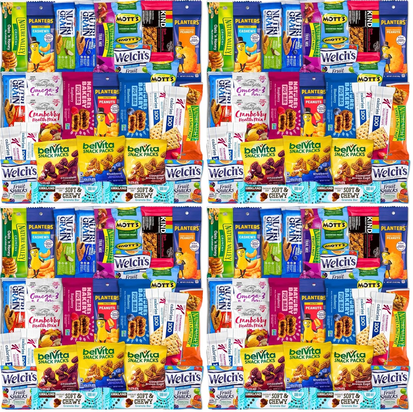 Healthy Snack Variety Box for Adults - Deluxe Assortment with Granola Bars, Nut Mixes, and Fruit Snacks for Families, Office, Gifts, and Travel (28 Count)