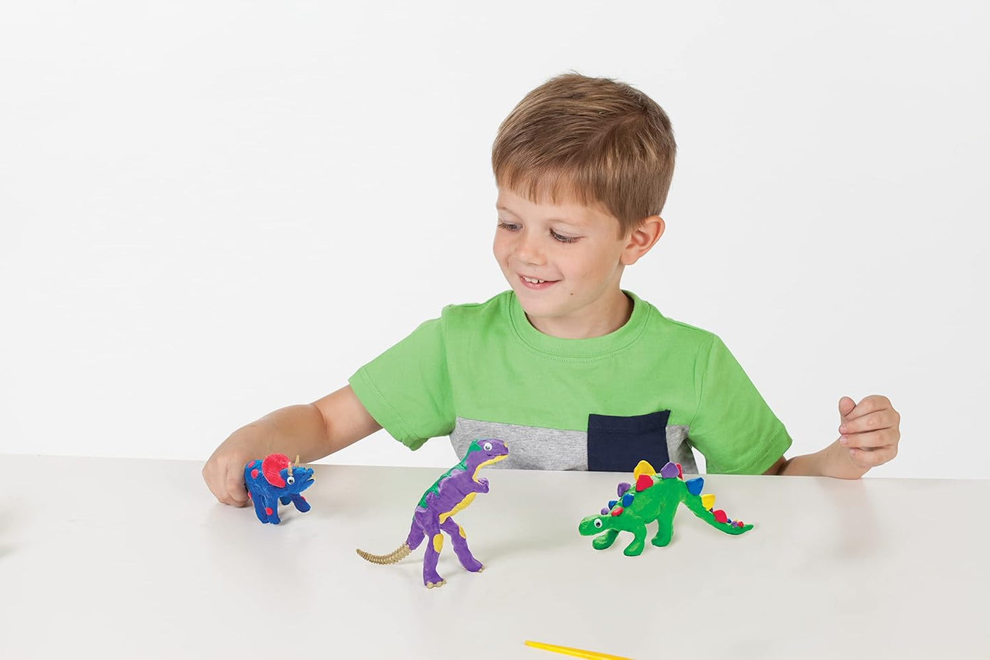 Creativity for Kids Create with Clay Dinosaur Craft Kit (Ages 5+)