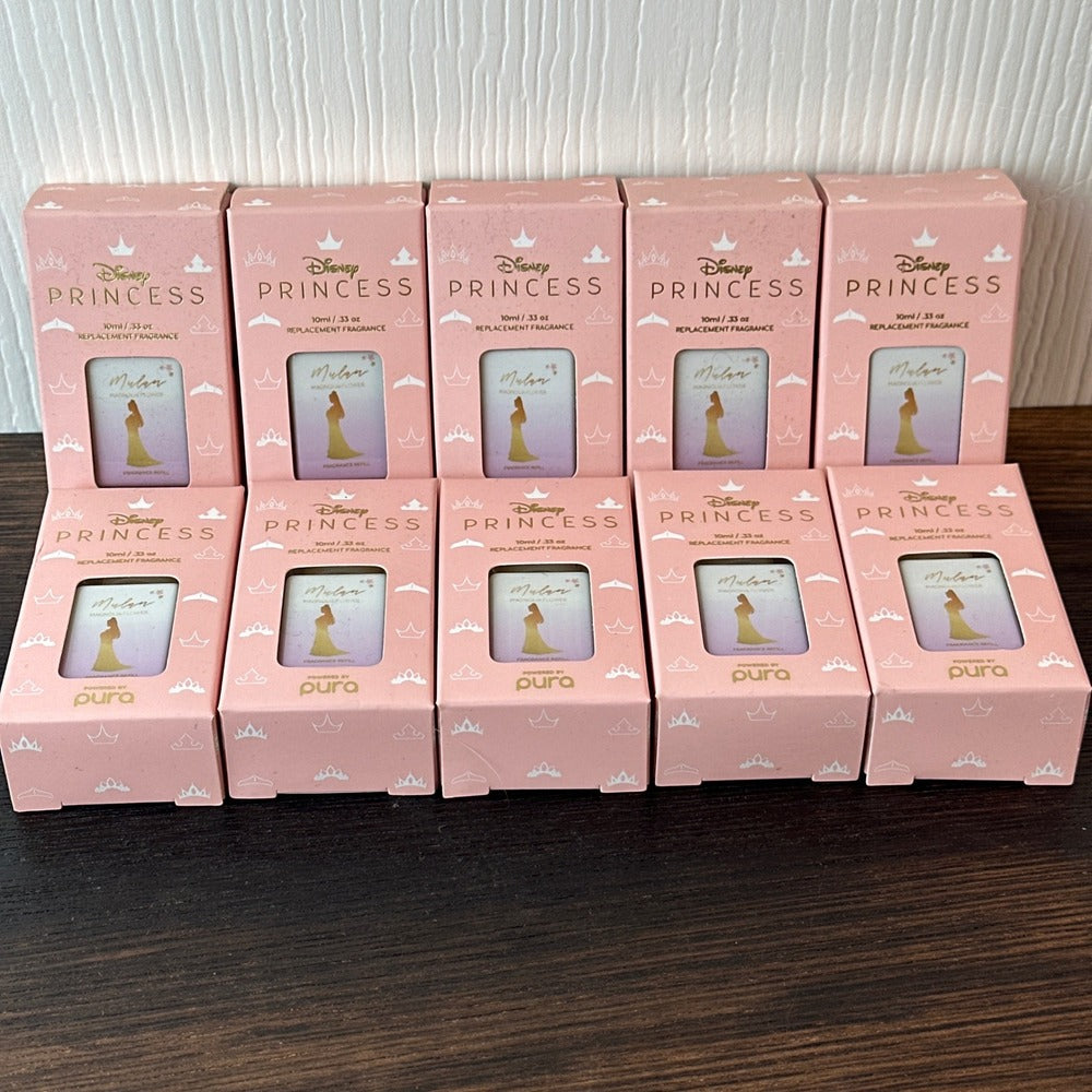 10pk Pura Disney Princess Mulan Magnolia Flower Fragrance Refill 10ml .33oz New — photo 2 of 4
