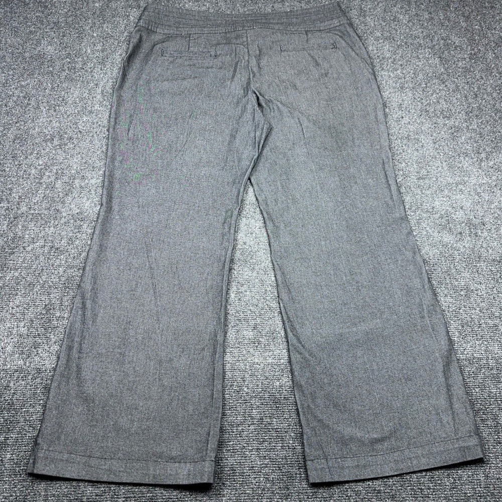 Destiny Gold Womens 20W Grey Wide Leg Dress Pants BL51808X Asymmetrical Waist — photo 3 of 12