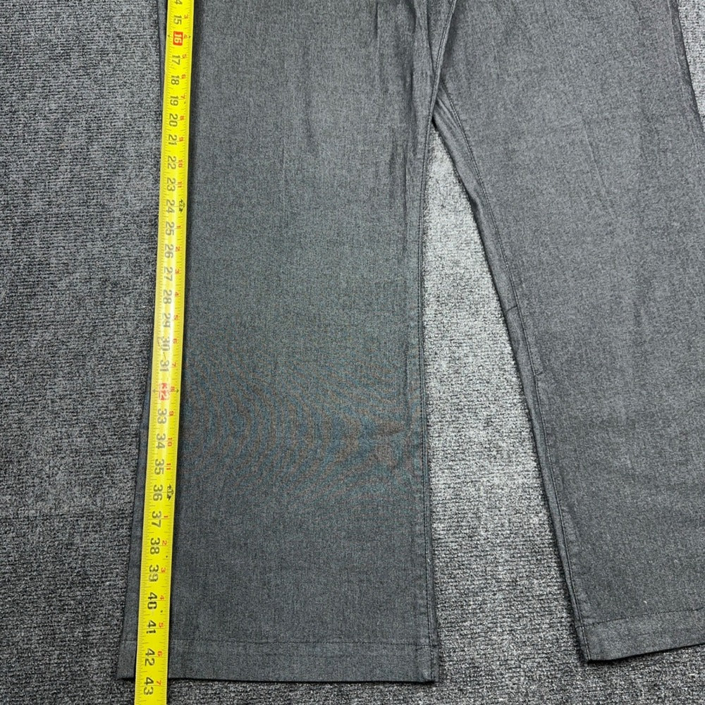 Destiny Gold Womens 20W Grey Wide Leg Dress Pants BL51808X Asymmetrical Waist — photo 6 of 12