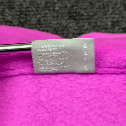 Columbia Girls Benton Springs Full Zip Fleece Jacket Pink Magenta Large L — photo 9 of 13