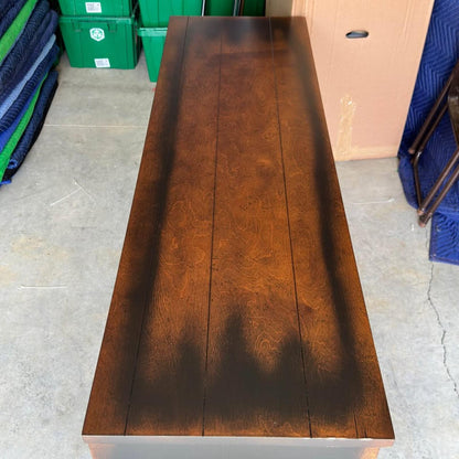 Rustic Wood TV Stand with Storage by Buysaavy