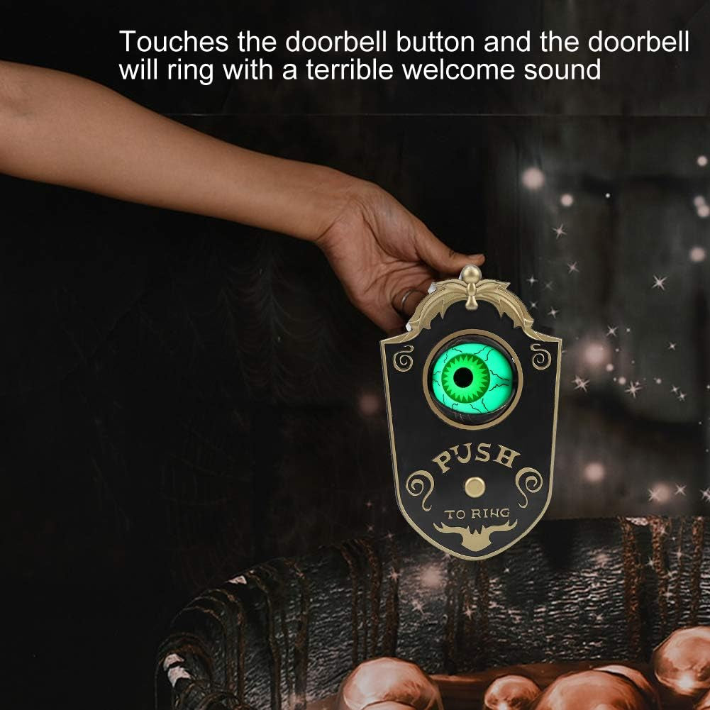 Zerone Oneeyed Eyeball Decoration Open Eye, Halloen with Eyeball Halloen, Eyeball Halloen with Eyeball Scary Sound, Easy Hanging, Eyeball Halloen for Teasing or Frightening Powered (P018 One-Eyed