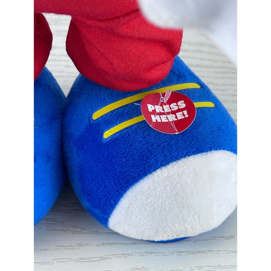 Disney Mickey Mouse Plush Toy Interactive Talking Figure Red Blue Yellow