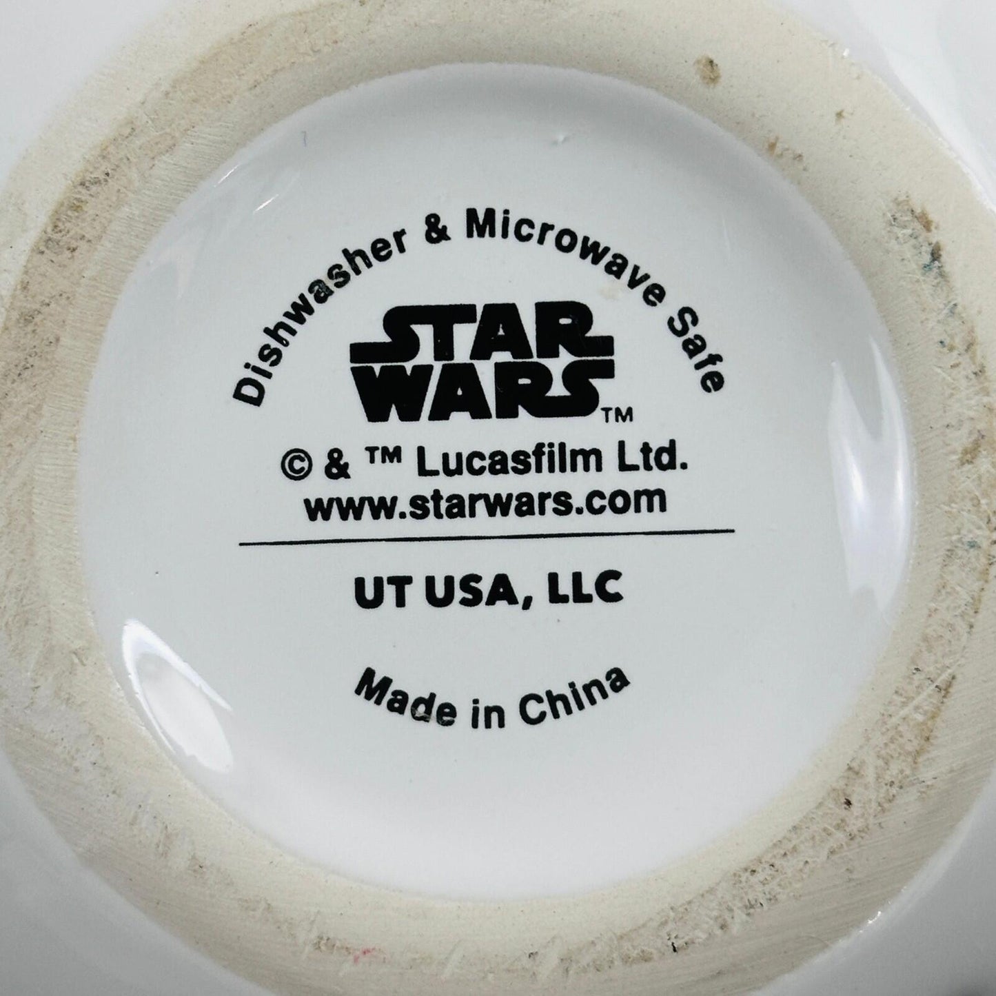 Star Wars BB-8 Ceramic Coffee Mug with Lid UT USA LLC Orange White Droid 12oz