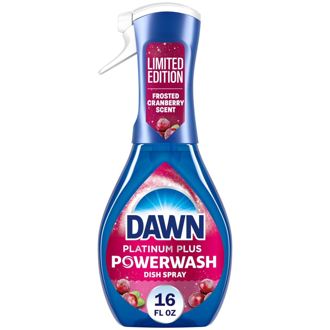Dawn Powerwash Spray, Dish Soap, Dishwashing Liquid, Cranberry Scent, 1 Starter Kit, 16 fl oz
