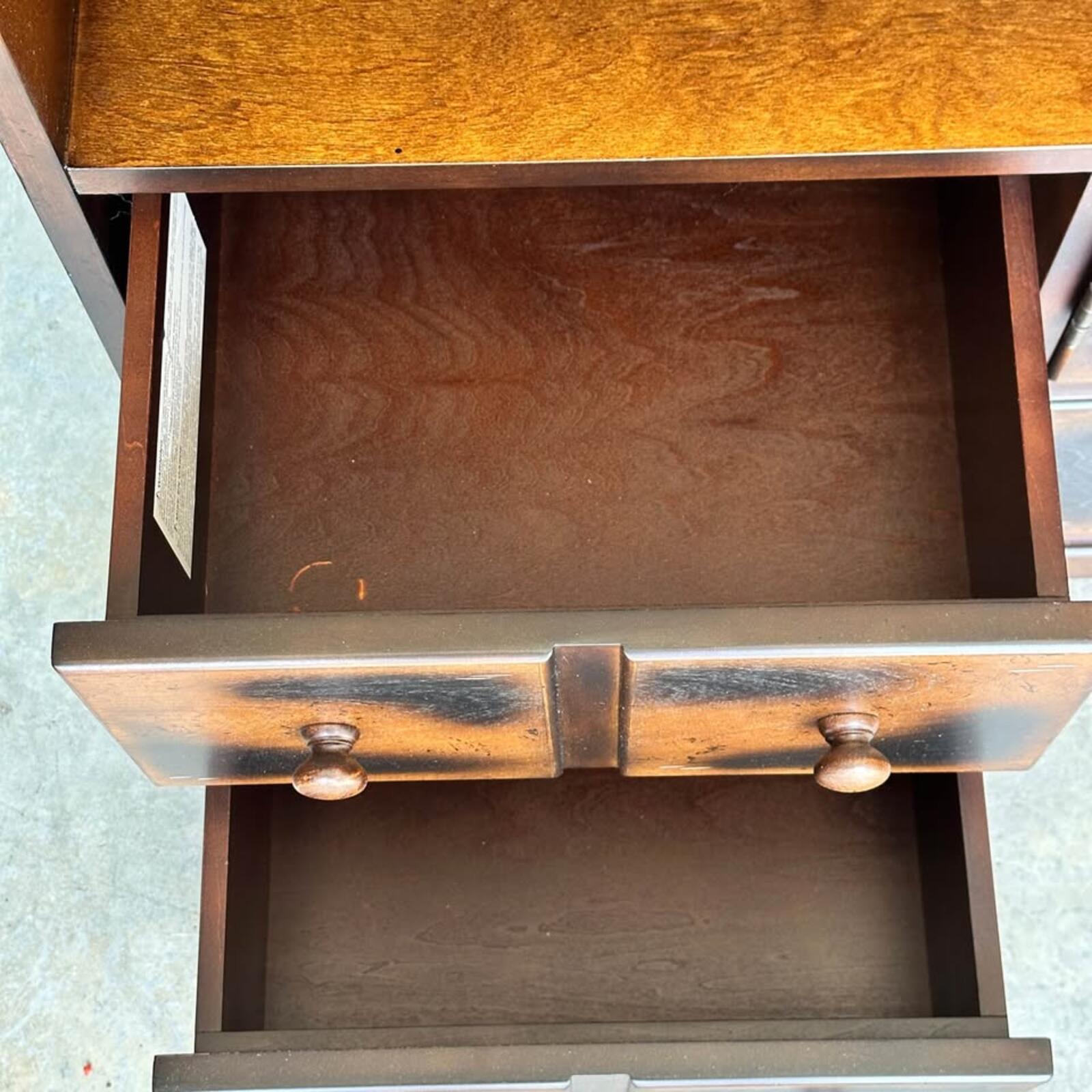 Rustic Wood TV Stand with Storage by Buysaavy