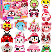 16 Pack Arts and Crafts for Kids Toddler DIY Animal Paper Plate Art Gifts