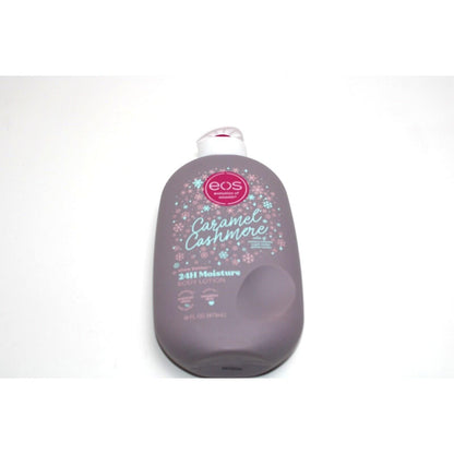 eos Caramel Cashmere 24H Moisture Body Lotion, Cozy Holiday Scent, 16 fl oz by eos