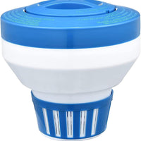 Floating Mini Spa Chemical Dispenser, Chlorine/Bromine Tablet Floater for 1 Inch Tablets, Idea for Spa, Hot Tub &,Fountain, Inflatable & Above-Ground Pools