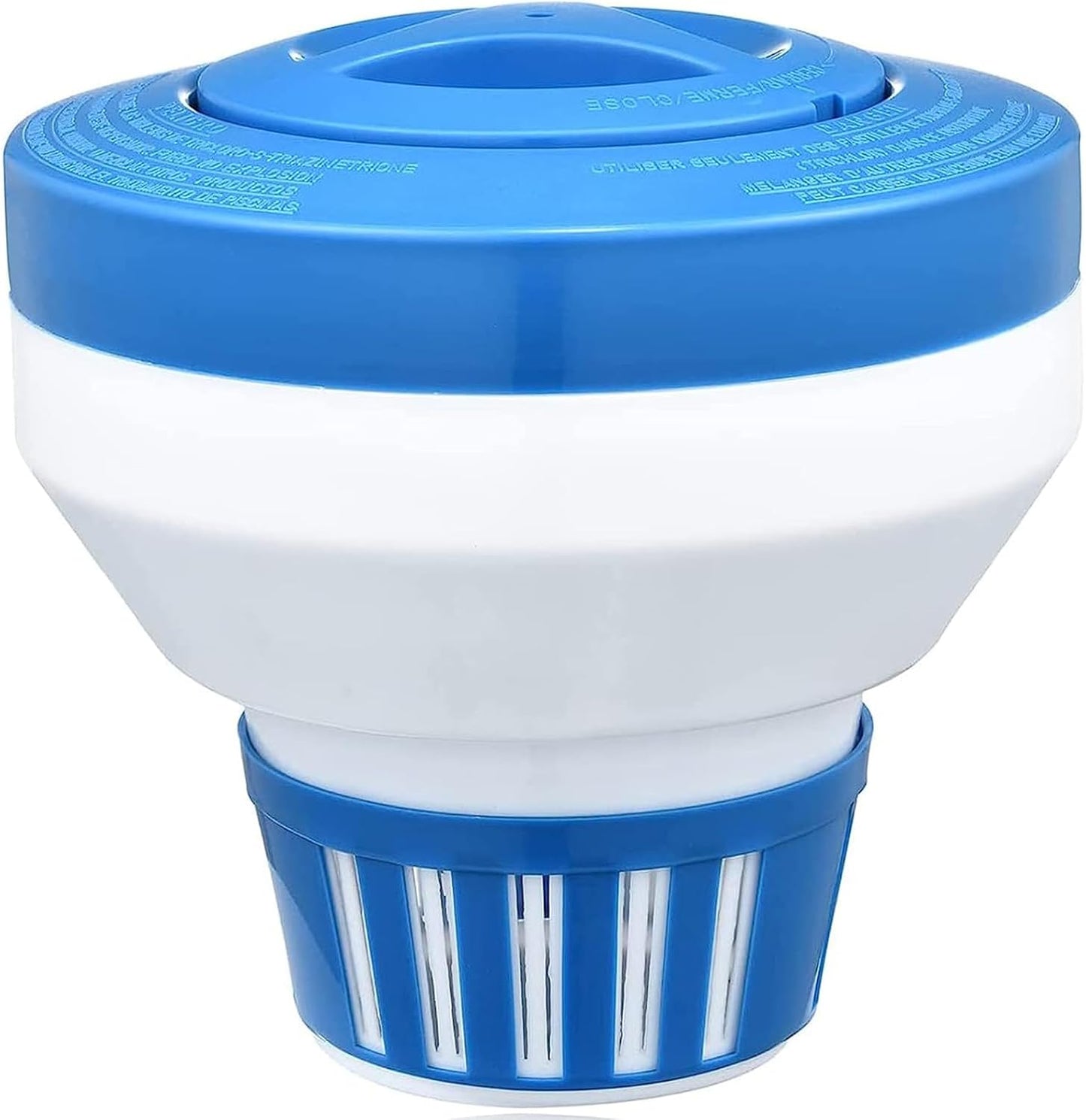 Floating Mini Spa Chemical Dispenser, Chlorine/Bromine Tablet Floater for 1 Inch Tablets, Idea for Spa, Hot Tub &,Fountain, Inflatable & Above-Ground Pools