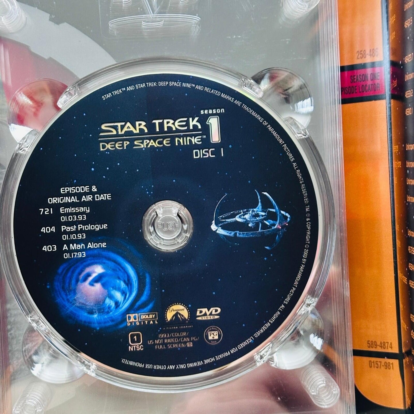 Star Trek Deep Space Nine Season 1 DVD Box Set 6-Disc Collector Edition 2003