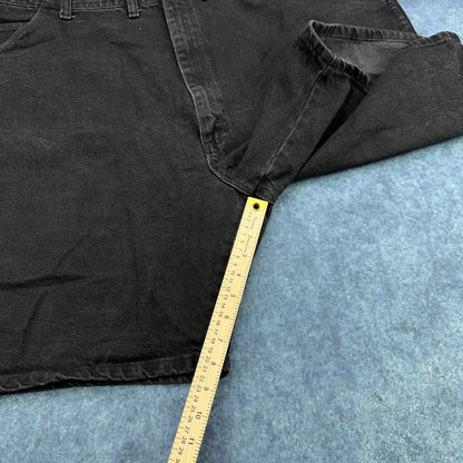 Wrangler Authentics Mens Black Denim Shorts 48 100% Cotton Made in USA 60601CB by Wrangler