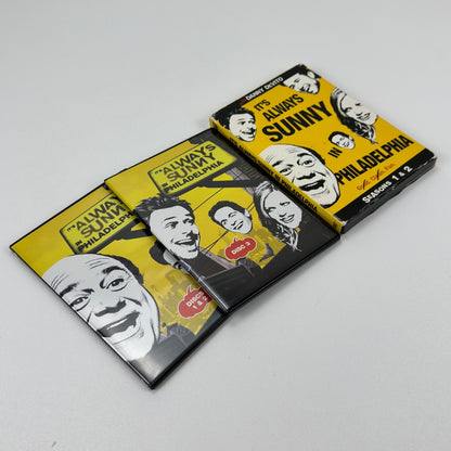 Its Always Sunny in Philadelphia Seasons 1 & 2 DVD Box Set Danny DeVito Comedy by Buysaavy