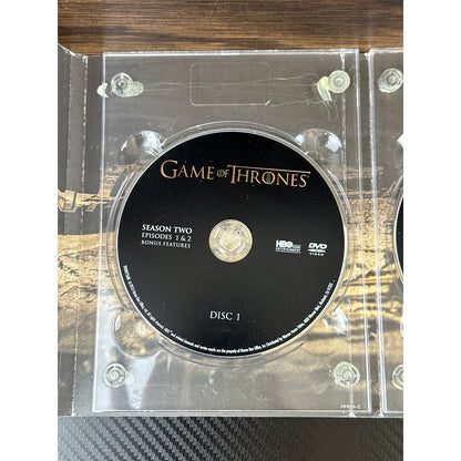 HBO Game of Thrones The Complete Second Season DVD 5-Disc Box Set 2013 Release by Buysaavy