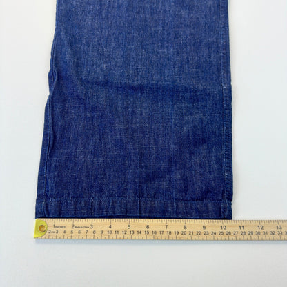 Classic Dark Wash Wide Leg Denim Jeans Plus Size 26W High Rise Blue 31-4765-9 by Unbranded
