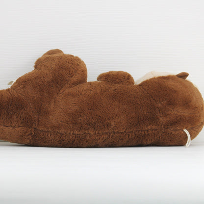 Sea Otter Plush Stuffed Animal Brown Tan Marine Life Floating Pose Toy 15 Inch by Unbranded