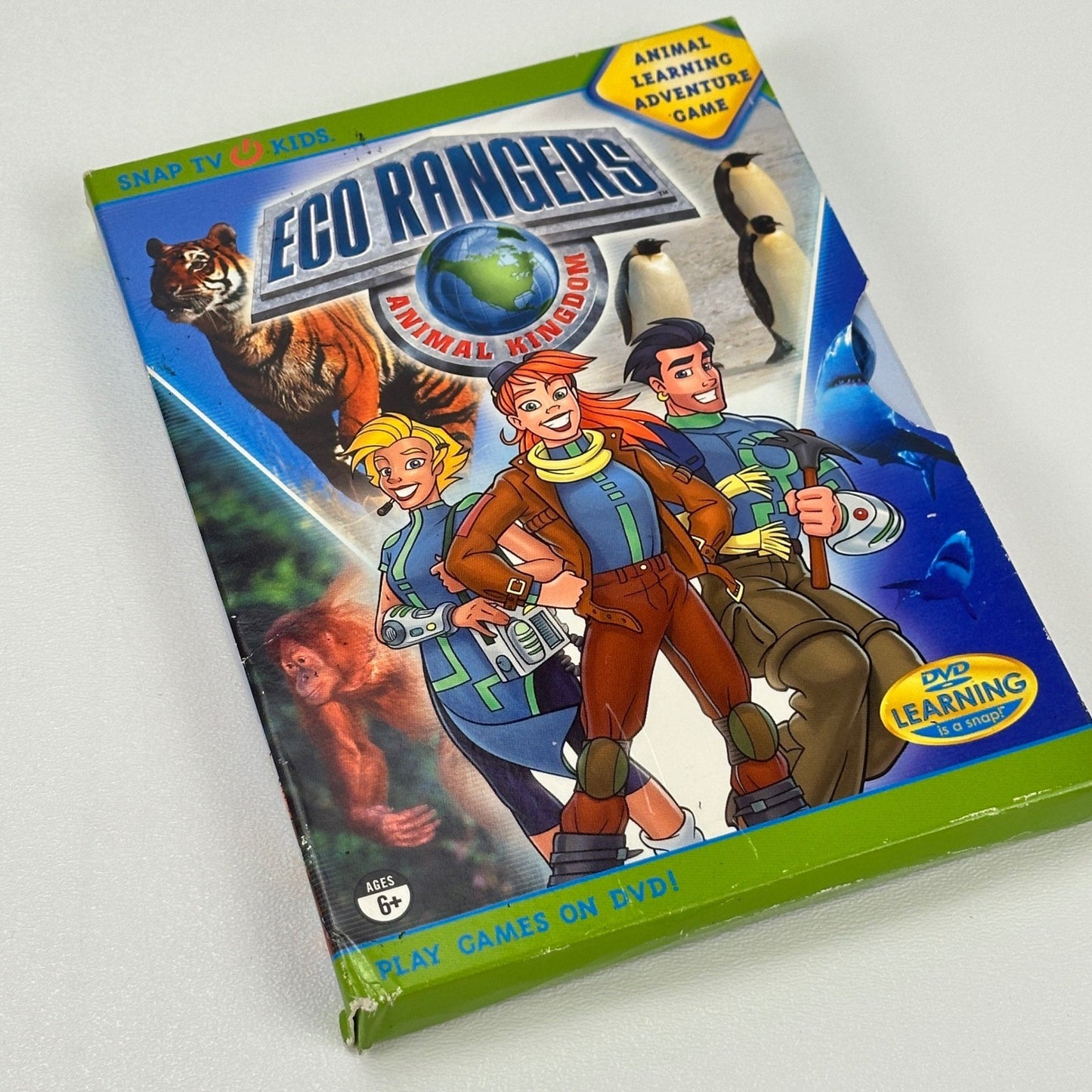 Eco Rangers Animal Kingdom DVD Learning Adventure Game Snap TV Kids 2004 Ages 6+ by Buysaavy