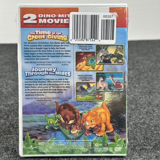 The Land Before Time DVD Double Feature Great Giving & Journey Through Mists by Buysaavy