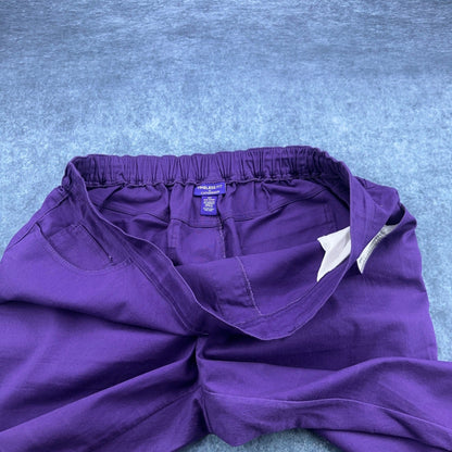 Catherines Timeless Fit Purple Capri Pants Plus Size 2X 22/24W Stretch Cotton by Catherines