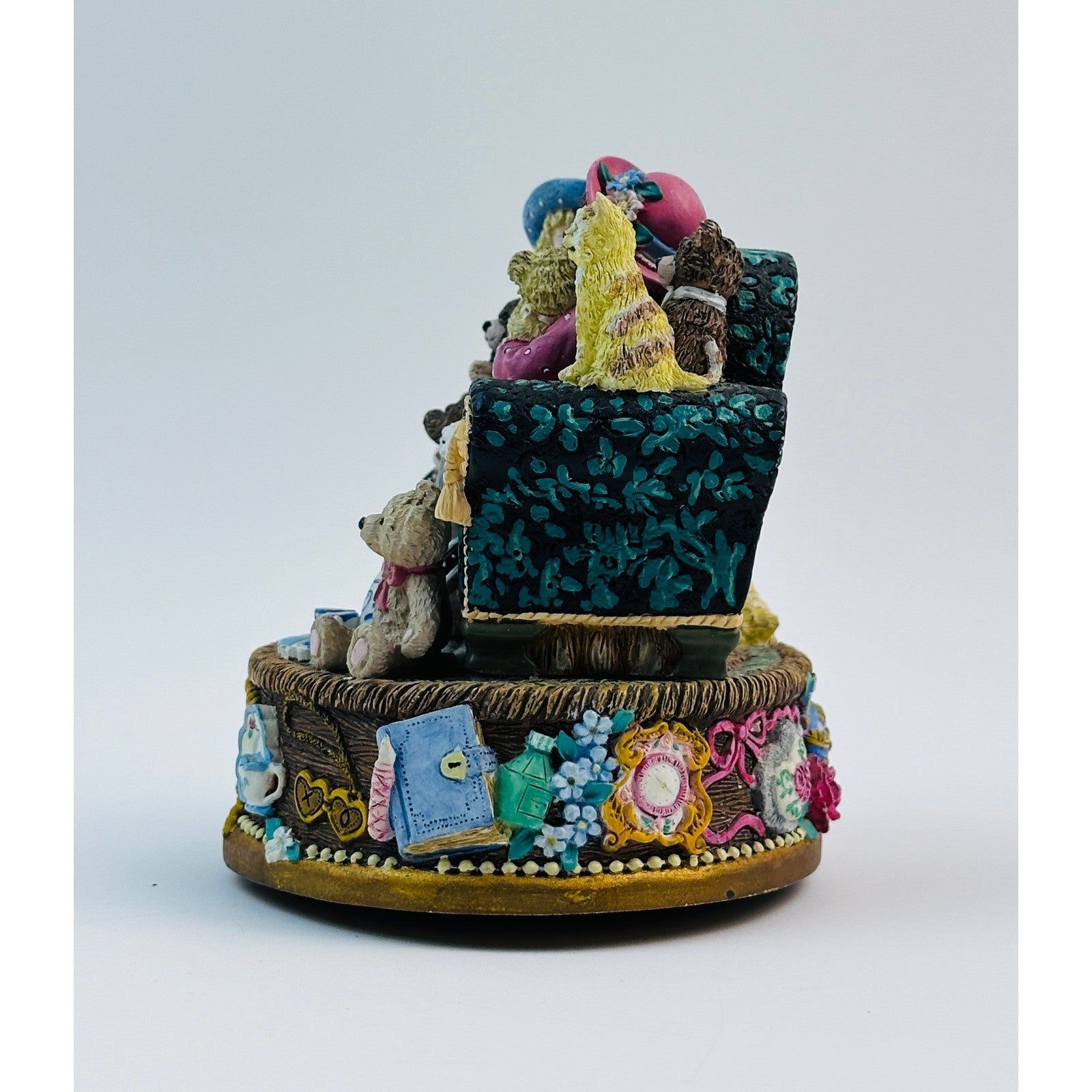 San Francisco Music Box Company Cherish The Thought Figurine Music Box by The San Francisco Music Box Company