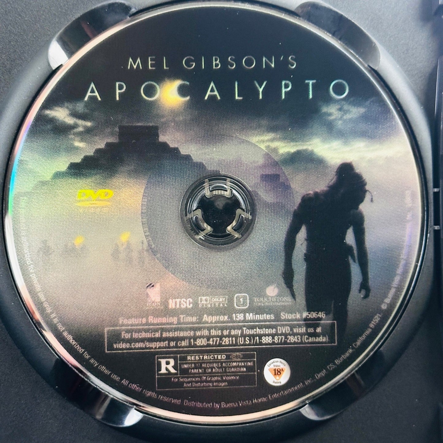Apocalypto DVD Mel Gibson Mayan Action Adventure Widescreen 2007 Movie 50646 by Buysaavy