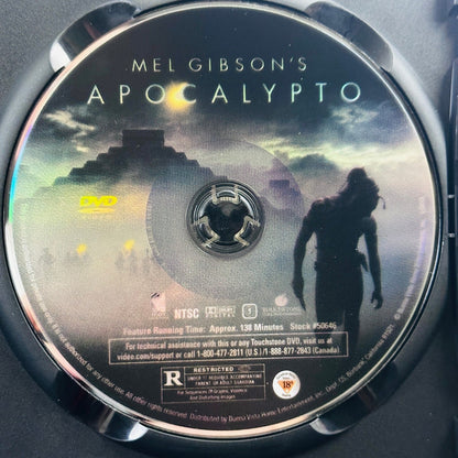 Apocalypto DVD Mel Gibson Mayan Action Adventure Widescreen 2007 Movie 50646 by Buysaavy