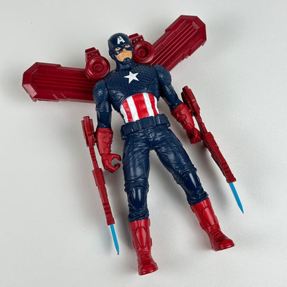 Hasbro Marvel Captain America 12 Inch Action Figure with Jetpack Blasters E5579 by Hasbro