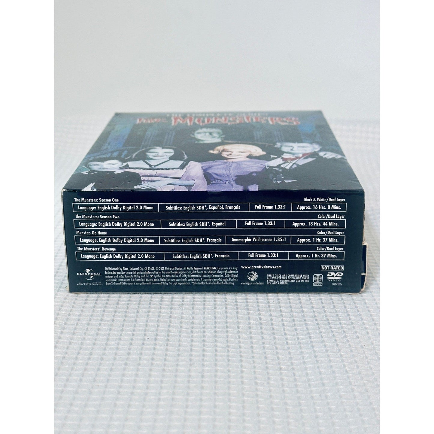 The Munsters The Complete Series DVD Set All 70 Episodes 2 Movies by Buysaavy